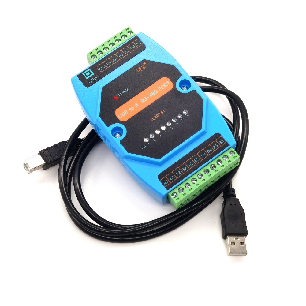 USB转8路RS485——ZLA0381
